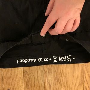 RawX black jeans